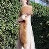 Long Scarf Unisex Imitation Fur Scarf Cold-proof Fox Hair Big Hair Collar Student Warm Neck Cover Tide