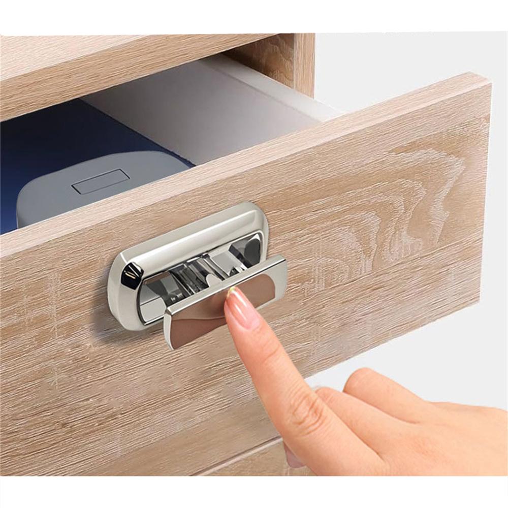 Кнопочный замок-защелка для шкафа для автодома, кемпера, каравана, яхты