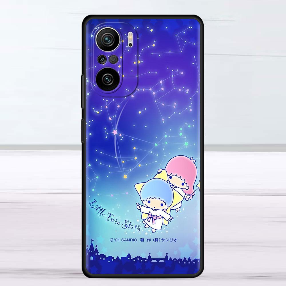 Милый чехол LittleTwinStars для Xiaomi Redmi Note 111 9S 10 9 8 7 9A 9C 9i K40 8T 10C 9T K50 силиконовый чехол для телефона
