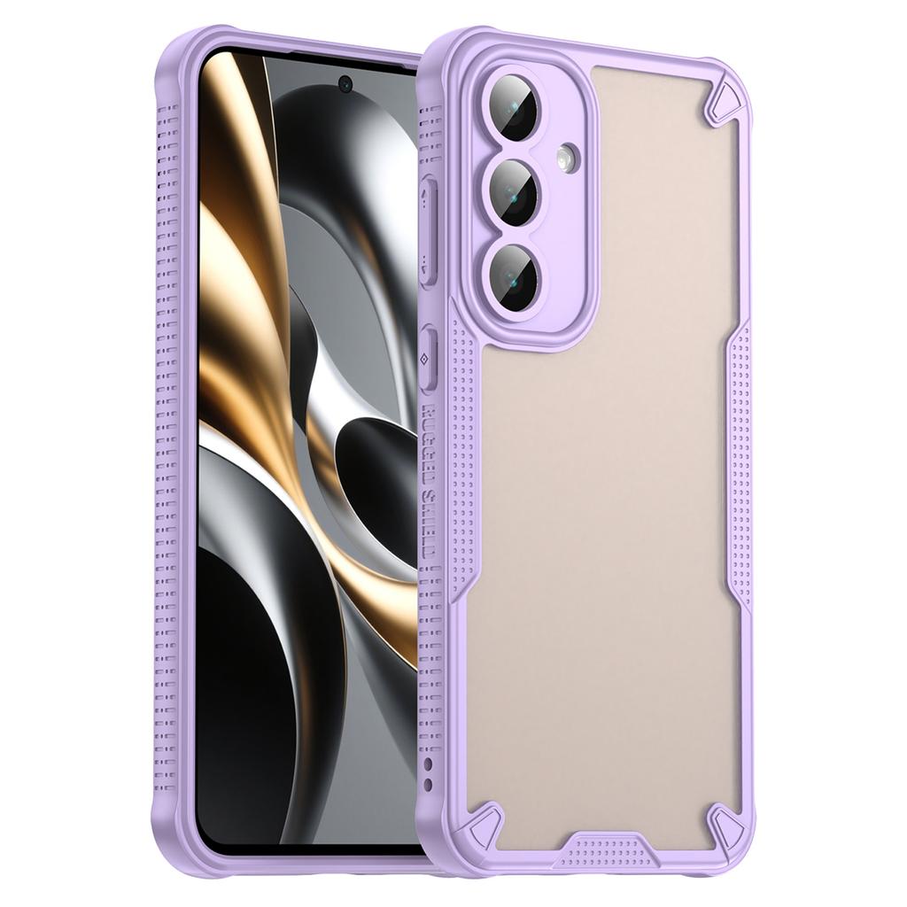 Чехол для Samsung Galaxy S25 FE, PC + TPU, полупрозрачный, матовый, защитная крышка для телефона