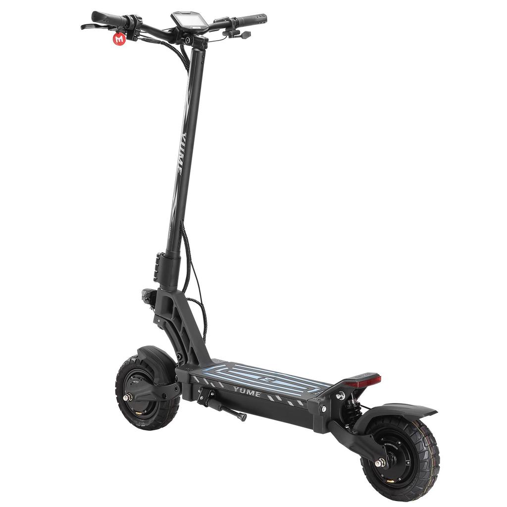 YUME HAWK All-Terrain Electric Scooter 1200W*2 Powerful Motor 60V22.5Ah Battery 70km/h Max Speed 10 Inch Off-Road Tires Adult Urban Commuting Escooter
