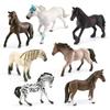 Simulation Of 7 Quarter Horse Apalusa Horse Hanover Horse Animal Static Tabletop Ornament Toy