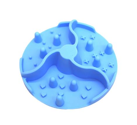 Slow Feeder Bowl and for Cats and Dogs, Interactive Feeding Plate for Slow Eating