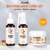 Batana Hair Growth Set Nourishing Anti Hair Loss Hair Oil & Spray & Mask Treatment Rosemary Oil Biotin Hair Care Set