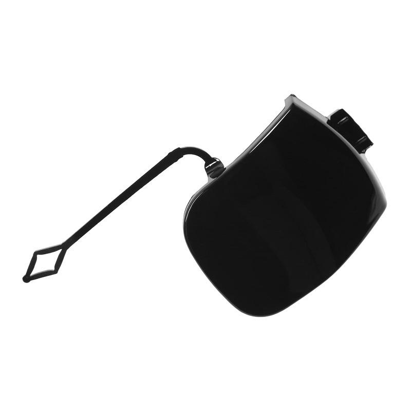 Front Bumper Tow Hook Eye Cap Cover 51117337796 for MINI Cooper S F55 F56 F57 2014-2018 Black Plastic Replacement Towing Flap