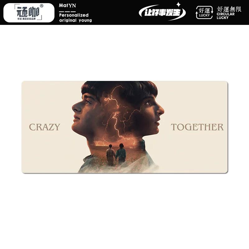 Новый Креативный Коврик для Мыши Большого Размера с Печатью High Definition, Коврик для Клавиатуры, Нескользящий и Устойчивый к Загрязнениям, Периферия Stranger Things