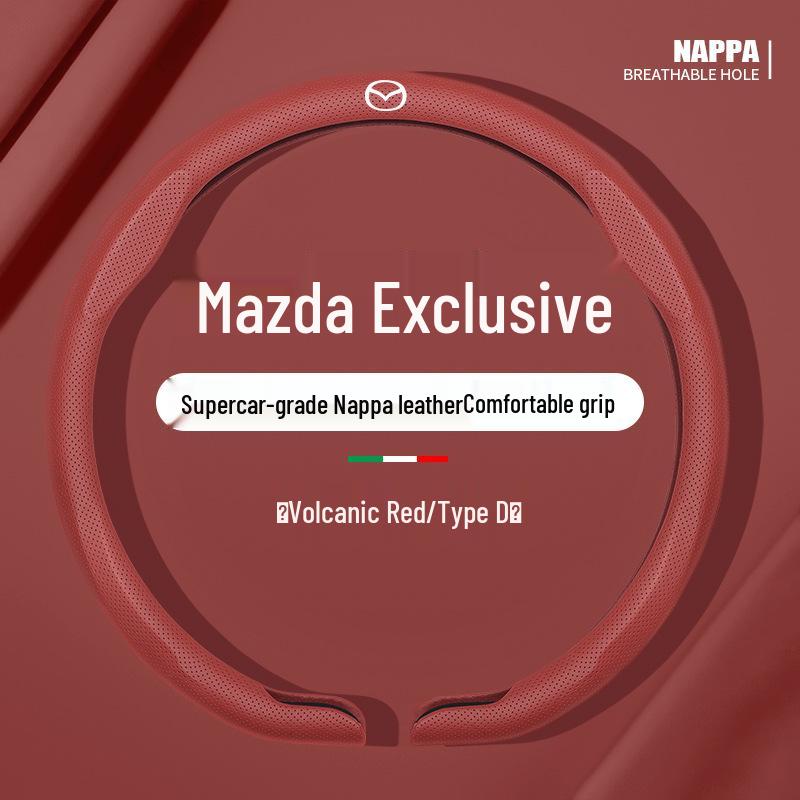 Чехол на руль Mazda: Дышащий тонкий крой для MA 3/6, Ruiyi, Atezza, CX5, CX4, CX7