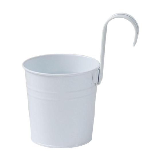 Подвесной цветочный горшок Yousheng Iron, балконный горшок со съемным крючком, однотонный цветочный горшок для внутренних окон, садовых ограждений