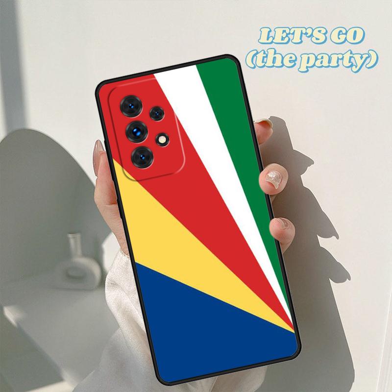 Чехол для телефона Флаг Сейшельских островов Для Samsung Galaxy A42 A31 A40 A51 A71 A32 A80 A91 A52 A72 A73 A20e A21S A50 A70 A11 A12 Чехол