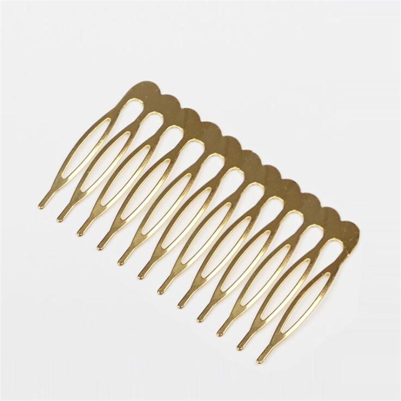 10 шт., 5, 8, 10, 12, 14, 16, 18, металлическая расческа для волос, латунь для зажима, свадебное украшение для женщин и девочек, ювелирные изделия, декоративные аксессуары, свадьба