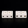 2Pcs 8 Hole 2W8H High Temperature Resistant Ceramic Terminal Block 15A 250V