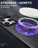 New Ring Magnetic Shell Phone Case for iPhone 15 14 13 12 11 Pro Max X XS XR 7 8 Plus Lens Push Window Protection Bracket Cover
