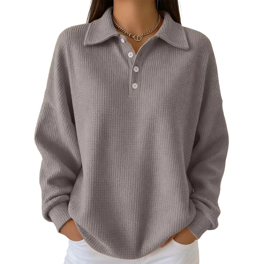 Women's Fashionable Long Sleeve Elegant Commuting And Casual Top