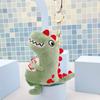 Cute Green Dinosaur Plush Keychain Pendant Charm