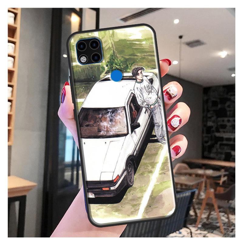 Аниме Initial D Drift Funda для Xiaomi Redmi Note 10S 9S 8T 9 Note 10 Pro Note 11 Pro Redmi 9C 9A 9T Мягкий чехол