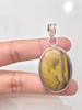 Natural Tiger Eye Pendant – 925 Sterling Silver, Handmade Pendant, Gift For Her.