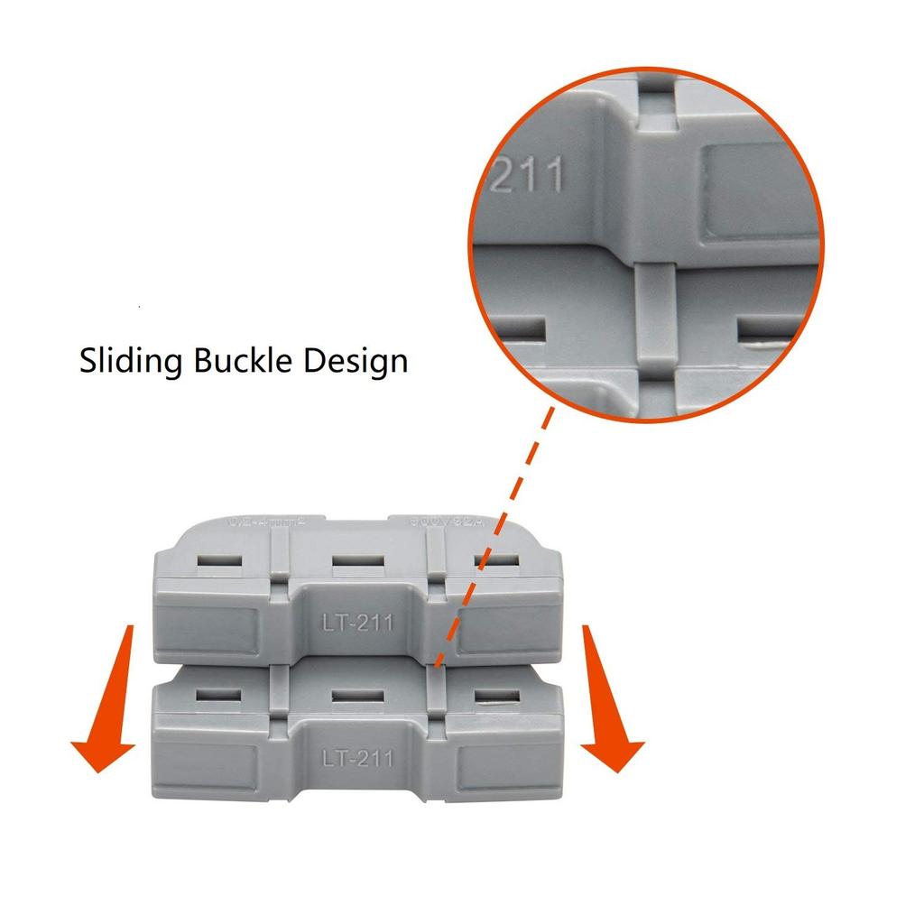 Компактный разъем для проводов. Распределительная коробка для подключения проводов. Быстрый разъем.
