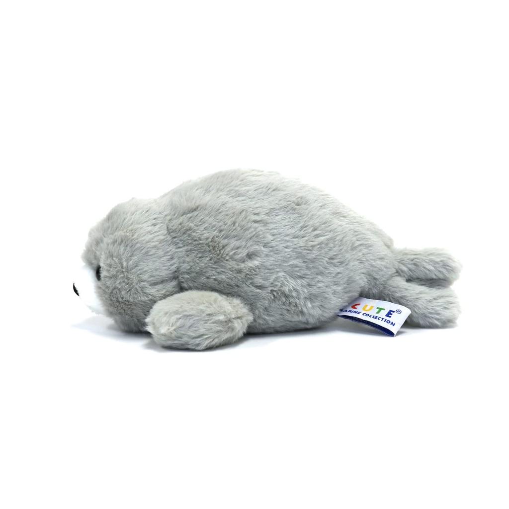 Cute Sales Fluffy Seal Plush Toy, Small, Gray, M0384