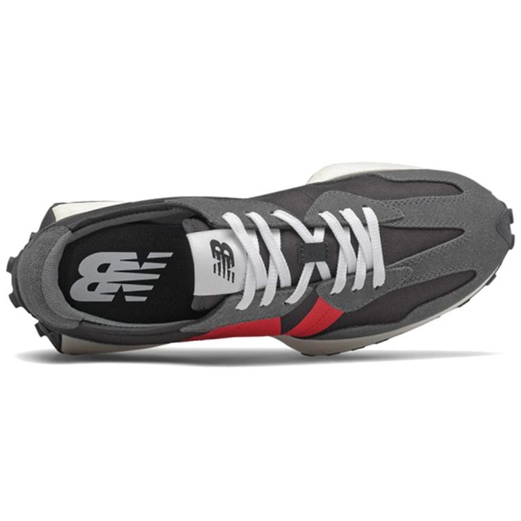 New Balance Кроссовки унисекс 327 Black Red Серые MS327FF