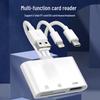 "Универсальный многофункциональный кард-ридер TYPE-C на USB для карт CF, SD и TF"