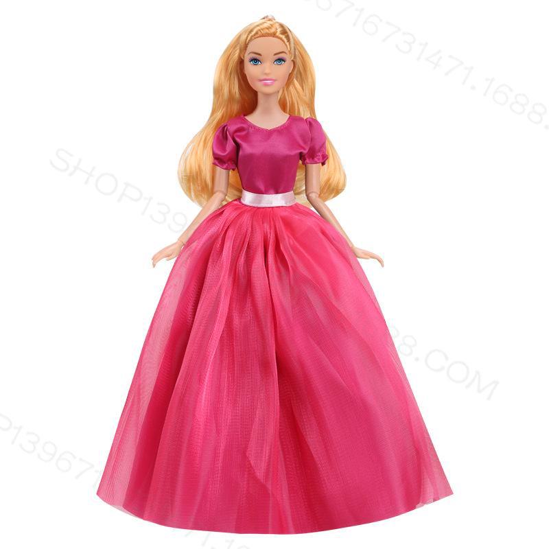 Кукольный свадебный набор 30 см: Юбка с длинными рукавами, разные стили, 10 шт., упаковка 5 шт.. Идеально подходит для игрового домика для девочек!