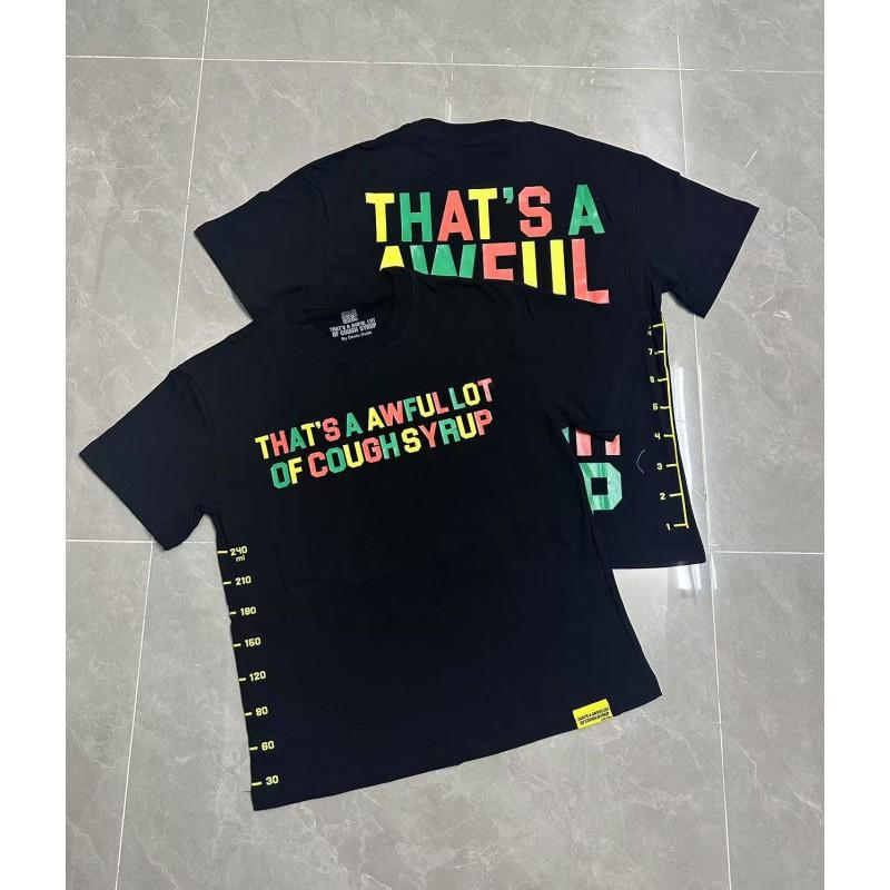 Oversized Short Sleeve T-Shirt Teens Casual Cotton Tee With Letter Print