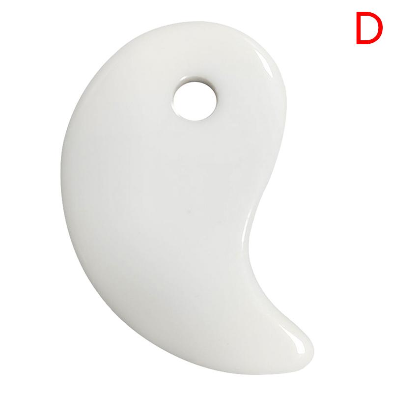 Массажная пластина для лица Гуаша, скребковая пластина для лица и тела