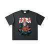 Хлопковая футболка унисекс Akira V1, плотность 260 г/м², двойная пряжа, 32 нити, 100% хлопок, с принтом