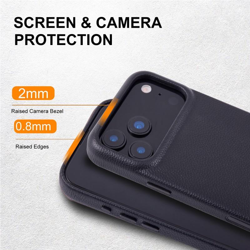 Leather Full Body Case IPhone 17 Pro Max Magnetic Shockproof Protection