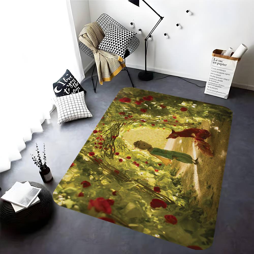 Литературные произведения Маленький П-Принц Коврик для ванной Скандинавский стиль Домашний придверный коврик Коврики для ванной-туалета Коврик для спальни