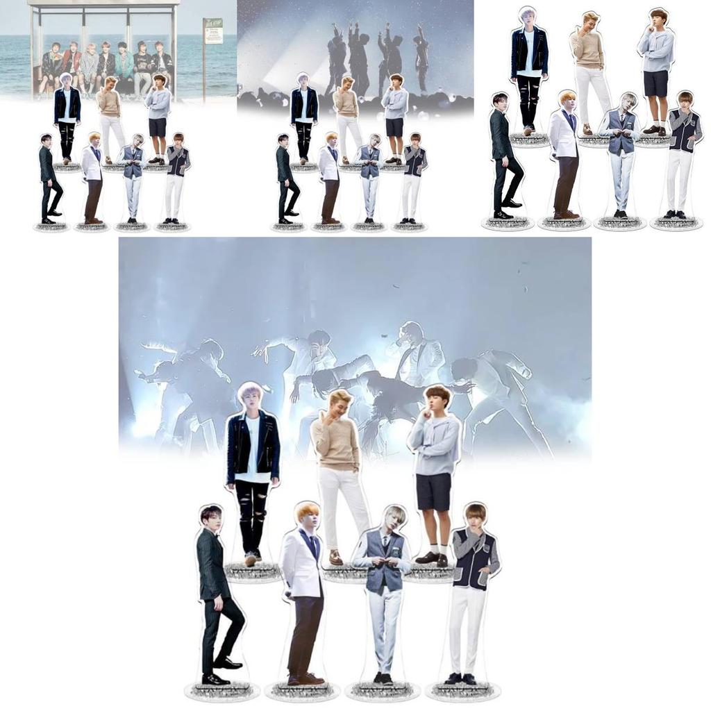 Акриловая фигурка стенд Kpop звезда Bts Bangtan Boys премиум качества двусторонняя домашний декор для стола