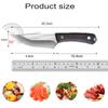 Kitchen Knife Stainless Steel Boning Knife Handmade Forged Pocket Knife Fishing Meat Cleaver Butcher with Sheath