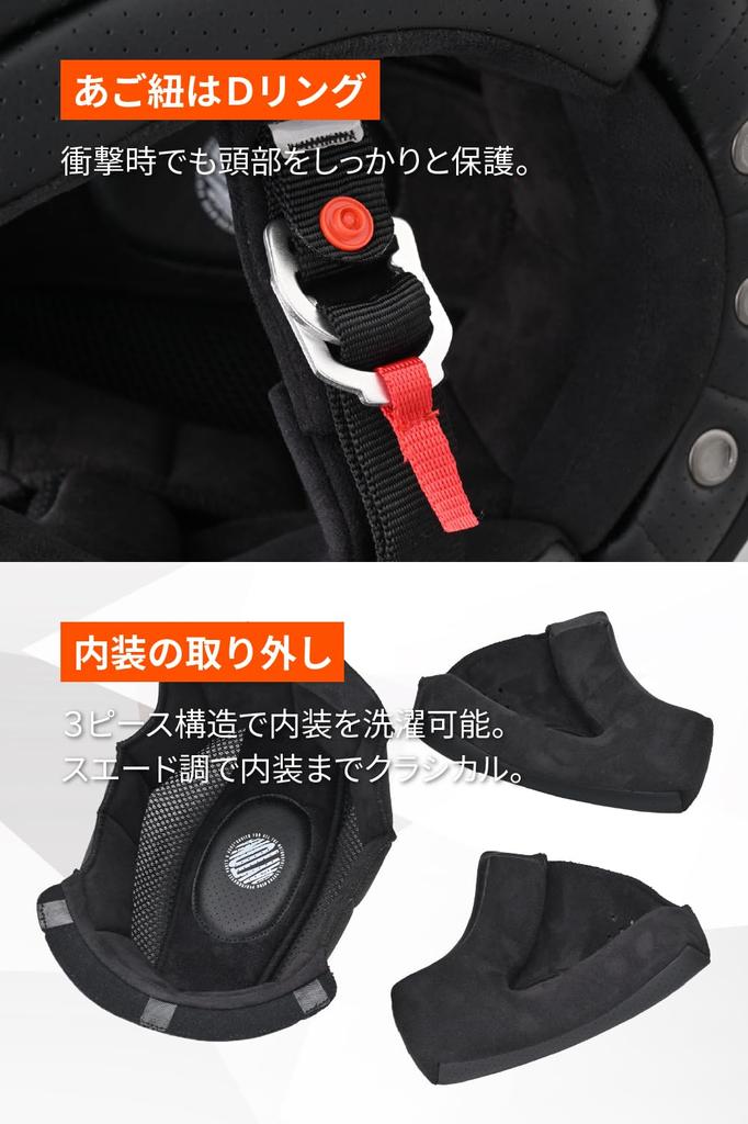 Daytona Motorcycle SG Classic Air Matte Size M 61121 DN-009CL Full-Face Helmet, Standard, High-Strength ABS, Style, Ventilation/Speaker Holes, Black,