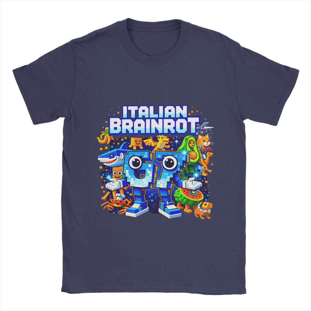 Italian Brainrot 67 TShirt Summer Pure Cotton T Shirts For Adult Harajuku Pattern Tee Shirt Short Sleeve Y2K Basic Top Tees