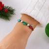 Christmas Colorful Beads Multi Element Bracelets For Women Santa Claus Snowflake Tree Elk Bracelet Party Jewelry