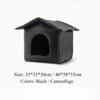 Outdoor Cat House Warm and Waterproof Stray Cat Nest Foldable Closed Rainproof Outdoor Dog House Winter Warm Stray Pet Shelter