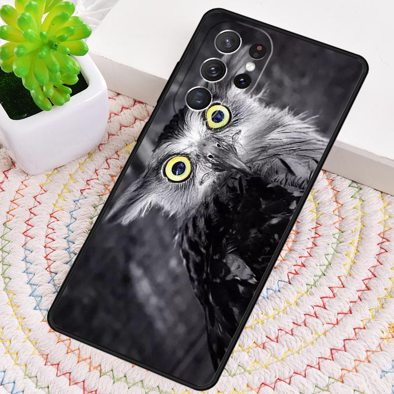 Сельскохозяйственные животные 1 Чехол-книжка с совой для Samsung Galaxy note 10 pro S26 Ultra S23 S24 FE S25 S21 S22 PLUS ударопрочный