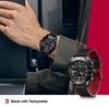 Victorinox SWISS ARMY Аналоговые кварцевые часы-хронограф Черно-красный резиновый ремешок Корпус из нержавеющей стали Сменный бренд Подарок Водонепроницаемые Мужские часы, Циферблат,