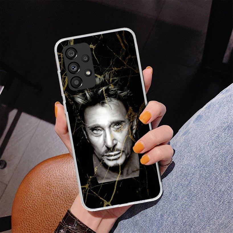 Чехол для телефона с музыкой Джонни Халлидея Для Samsung Galaxy A17 A16 A15 A14 A13 A57 A56 A55 A54 A53 A37 A36 A35 A34 A33 A26 A25 A24 A23