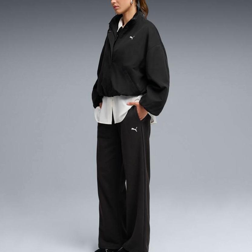 Puma Куртки Женские Черный Стойка Умеренный Другое 636896-01