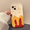 Briquette Biscuits for Apple 16pro Mobile Phone Case 15 New Women's Model for IPhone14promax/13 Cream Pattern 11