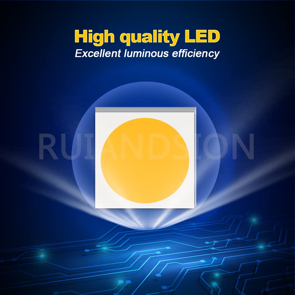Ruiandsion BA9S LED Bulb BA9 1895 1891 53 57 Warm