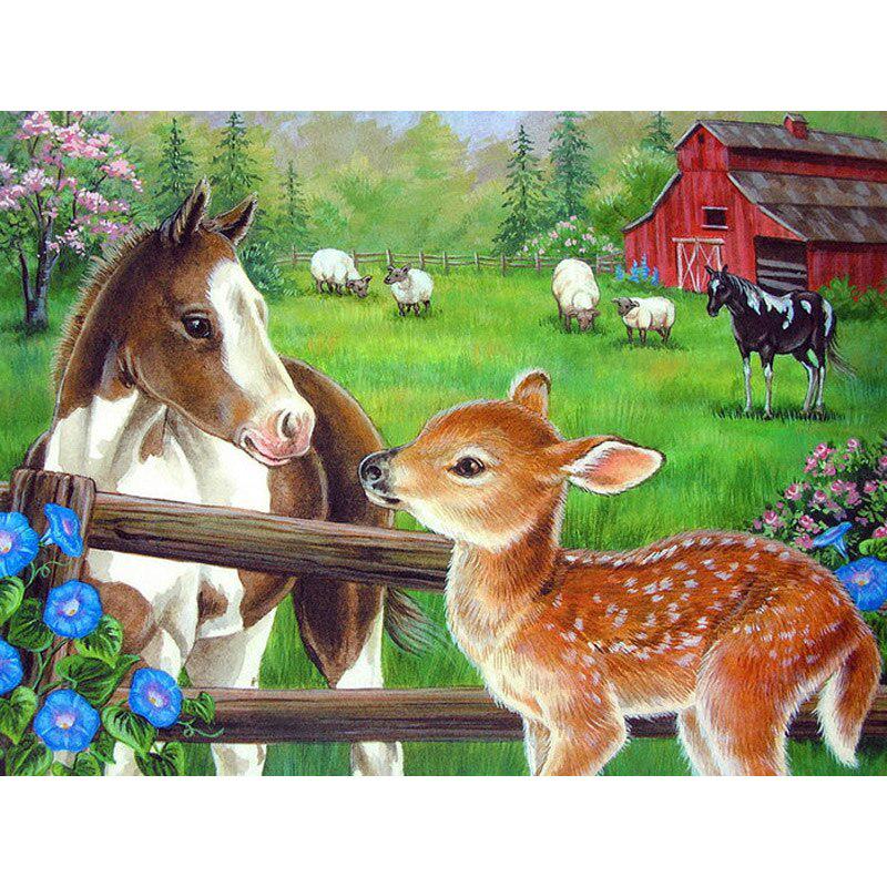 Full Drill 5d Diamond Painting Horses 5d Diy Full Diamond Embroidery