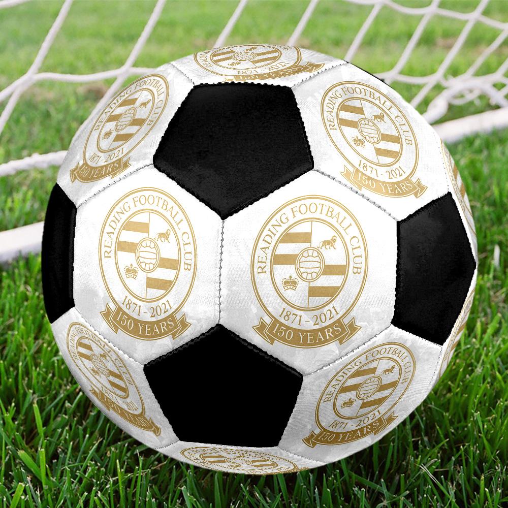 Reading FC Soccer Ball Colorful All Ages Machine Stitched PVC Competition Ready Durable High-Bounce.SIZE5