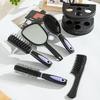 5Pcs Mirror Comb Set Air Cushion Curly Hair Ribs Comb Girls Special Smooth Hair Massage Fluffy Comb