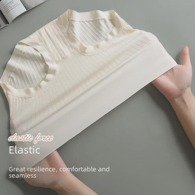 Women's High-Waist Cotton Underwear with Enhanced Elasticity and Breathability for Comfort