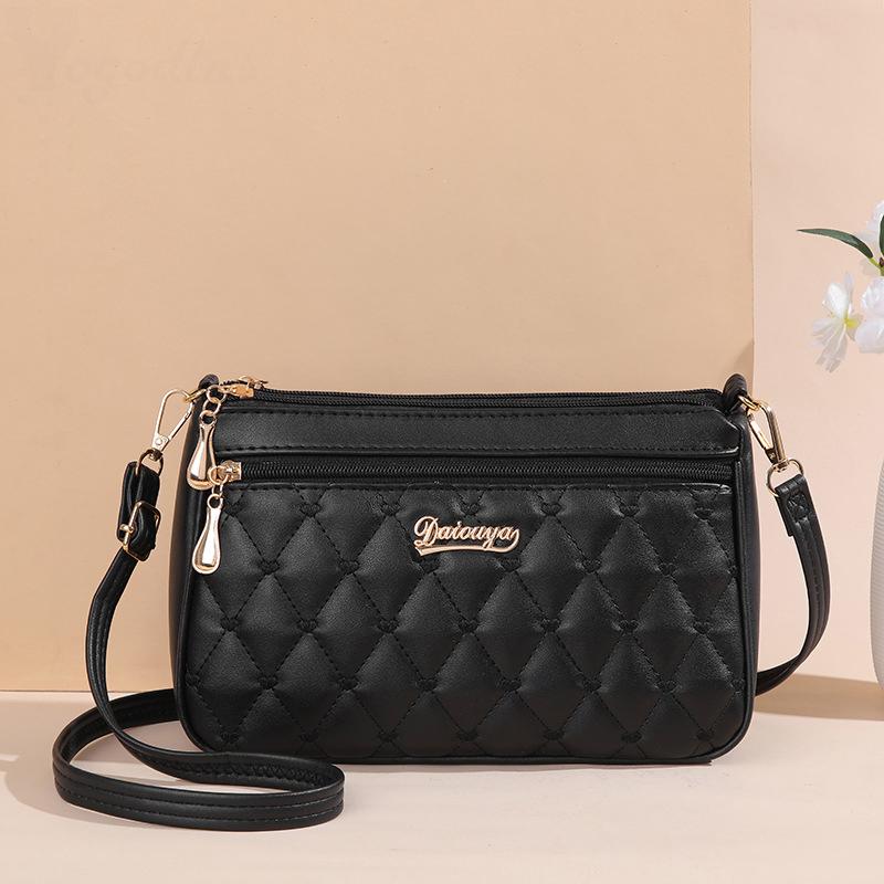 Pretty Embroidery Sling Bag Women Multiple Pockets and Large Capacity Shoulder Bag Fashion Women Bag