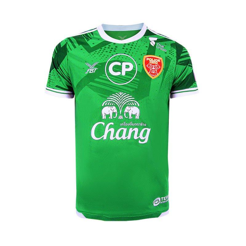 Мужская футбольная рубашка из Таиланда, футбольного клуба AFC, полиэстеровая рубашка с принтом, коротким рукавом, круглым вырезом, быстросохнущая FBT Police Tero, 6 стилей