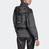 Adidas X Stella McCartney Run Ult Jacket Color Block Printed Hooded Woven Jacket Women Jacket Gray EA2162