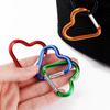 2PCS Outdoor Heart Carabiner